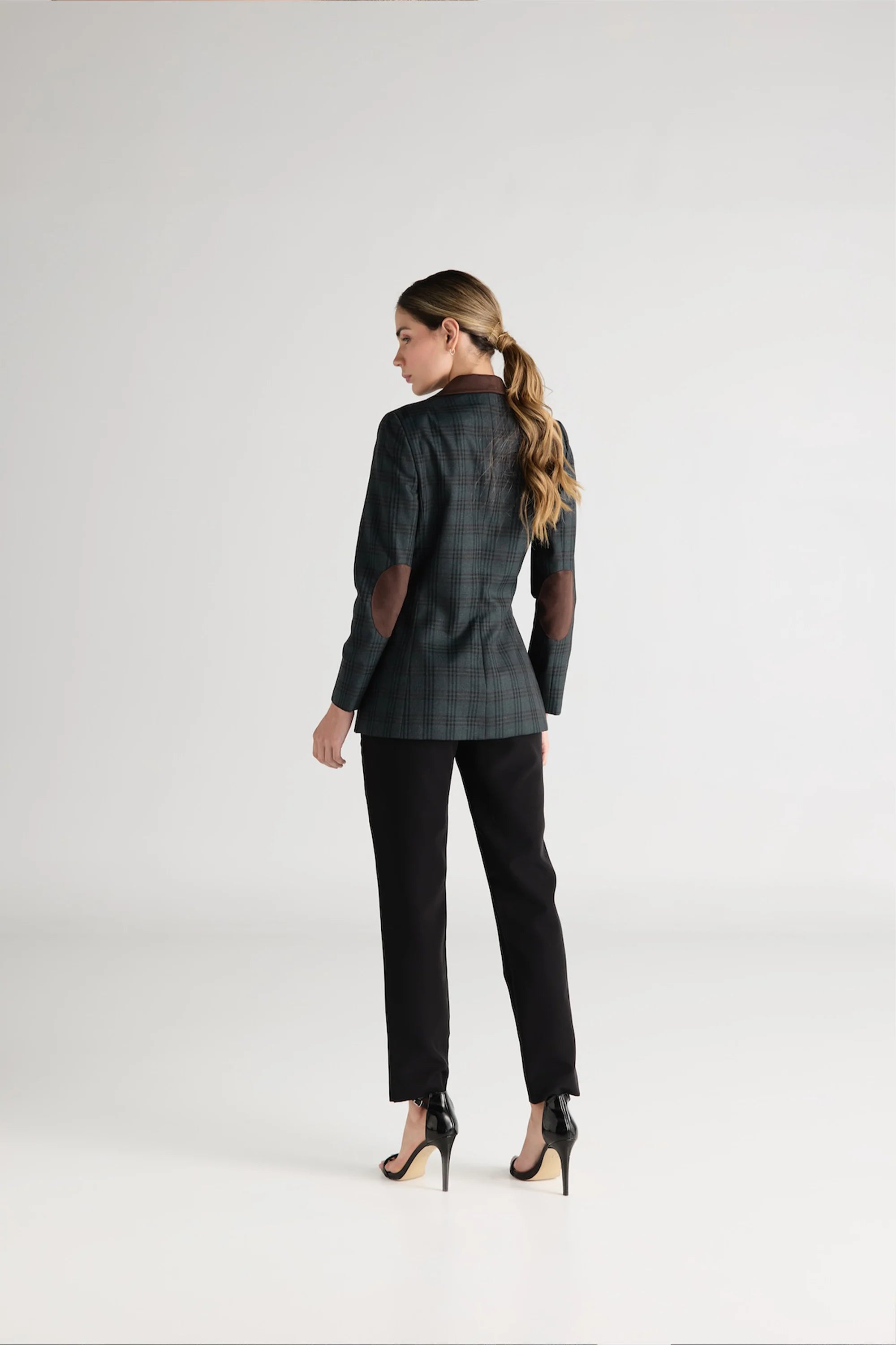 Blazer Azul Cuadros
