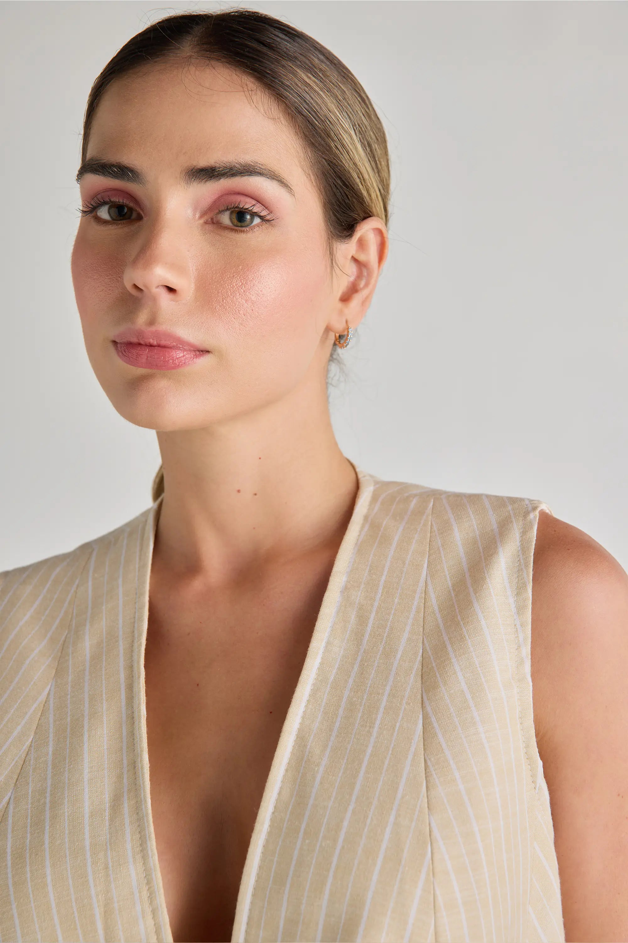 Chaleco Lino Gaia