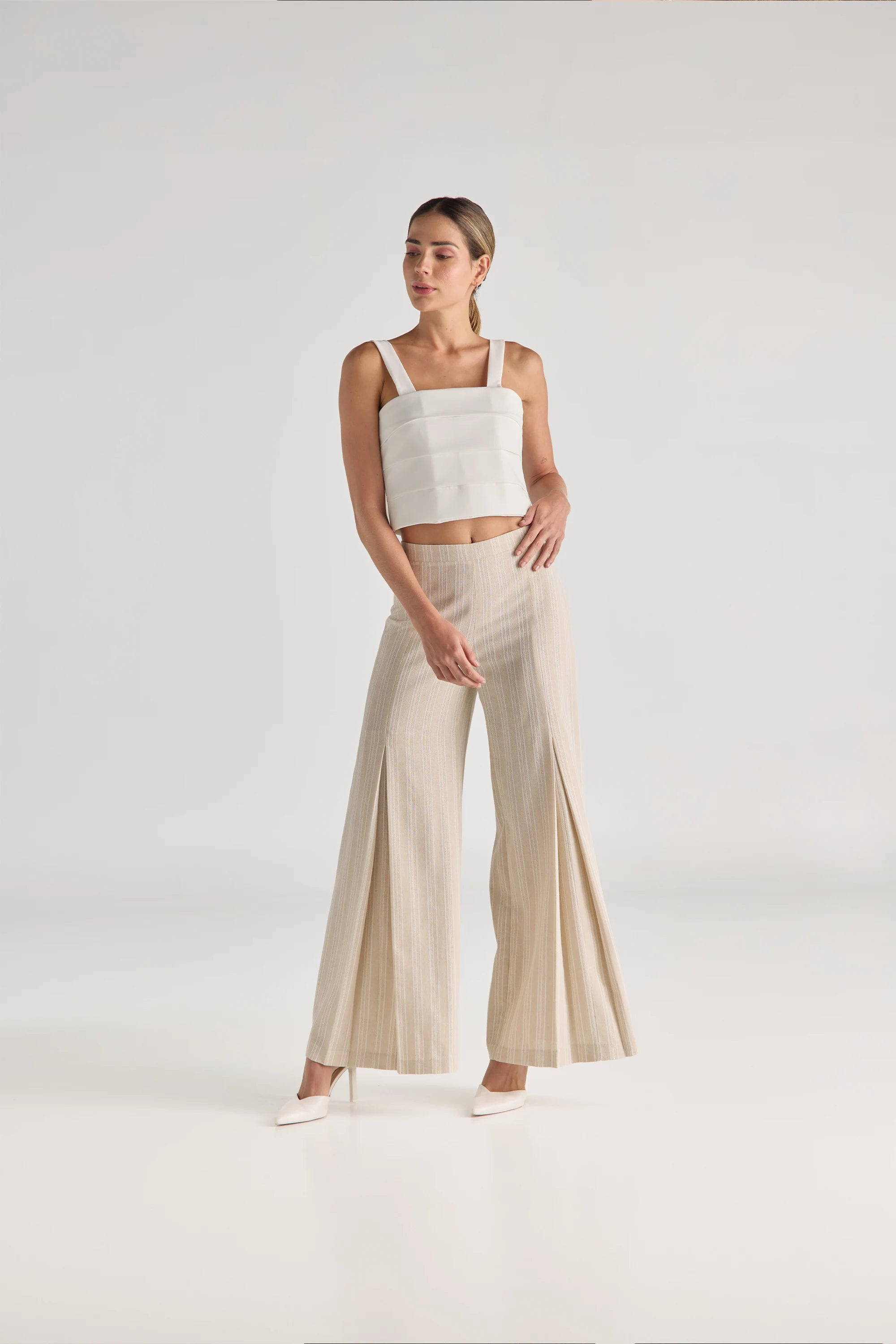 Pantalón Fuelle Lino