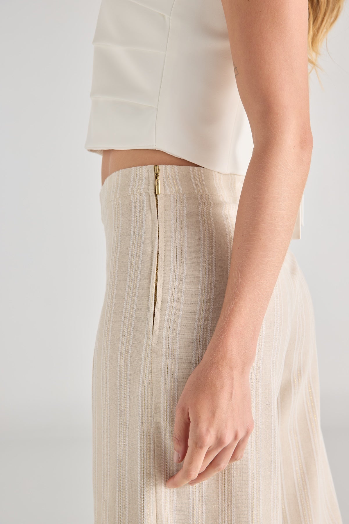 Pantalón Fuelle Lino