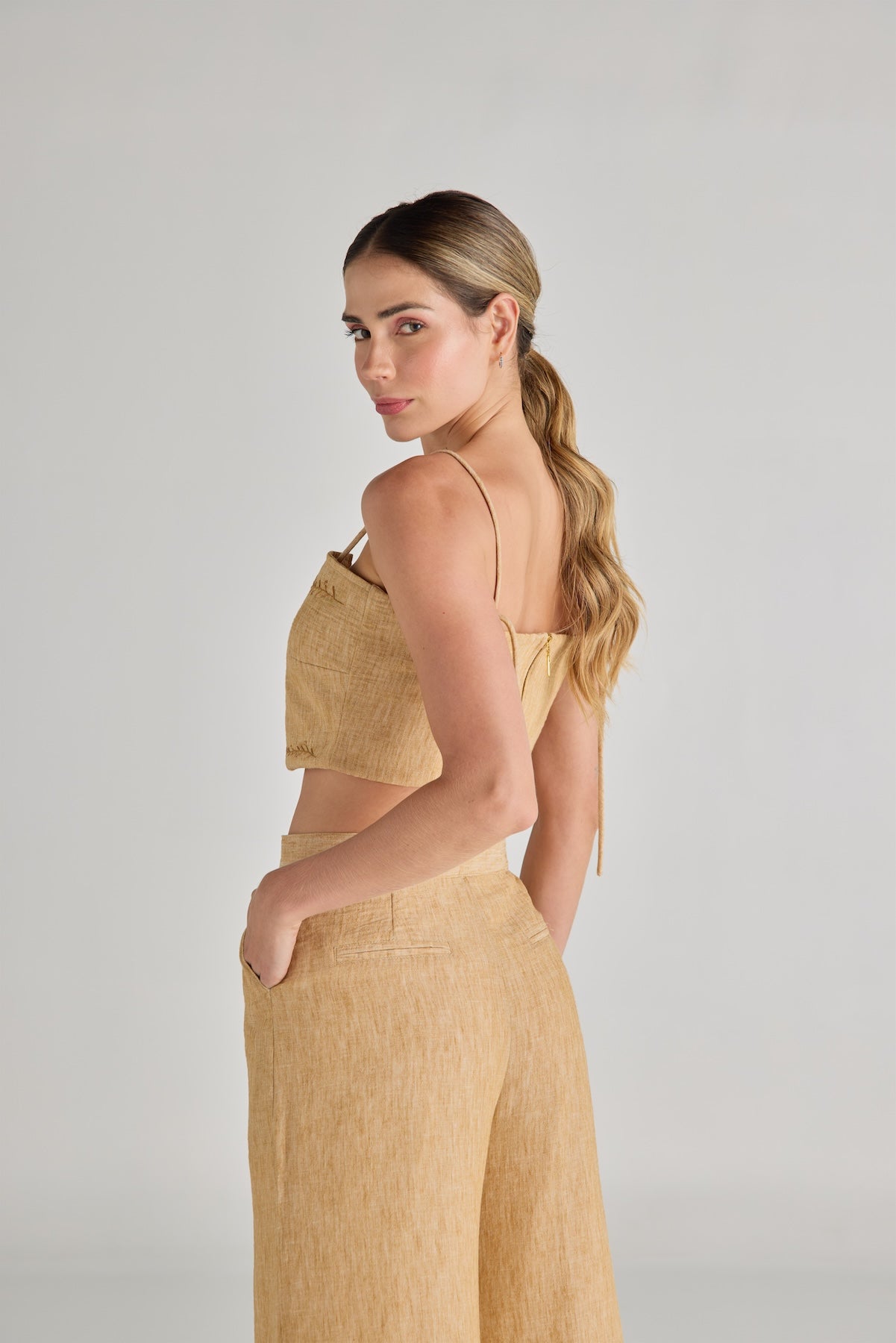 All Set Lino Beige Dorado
