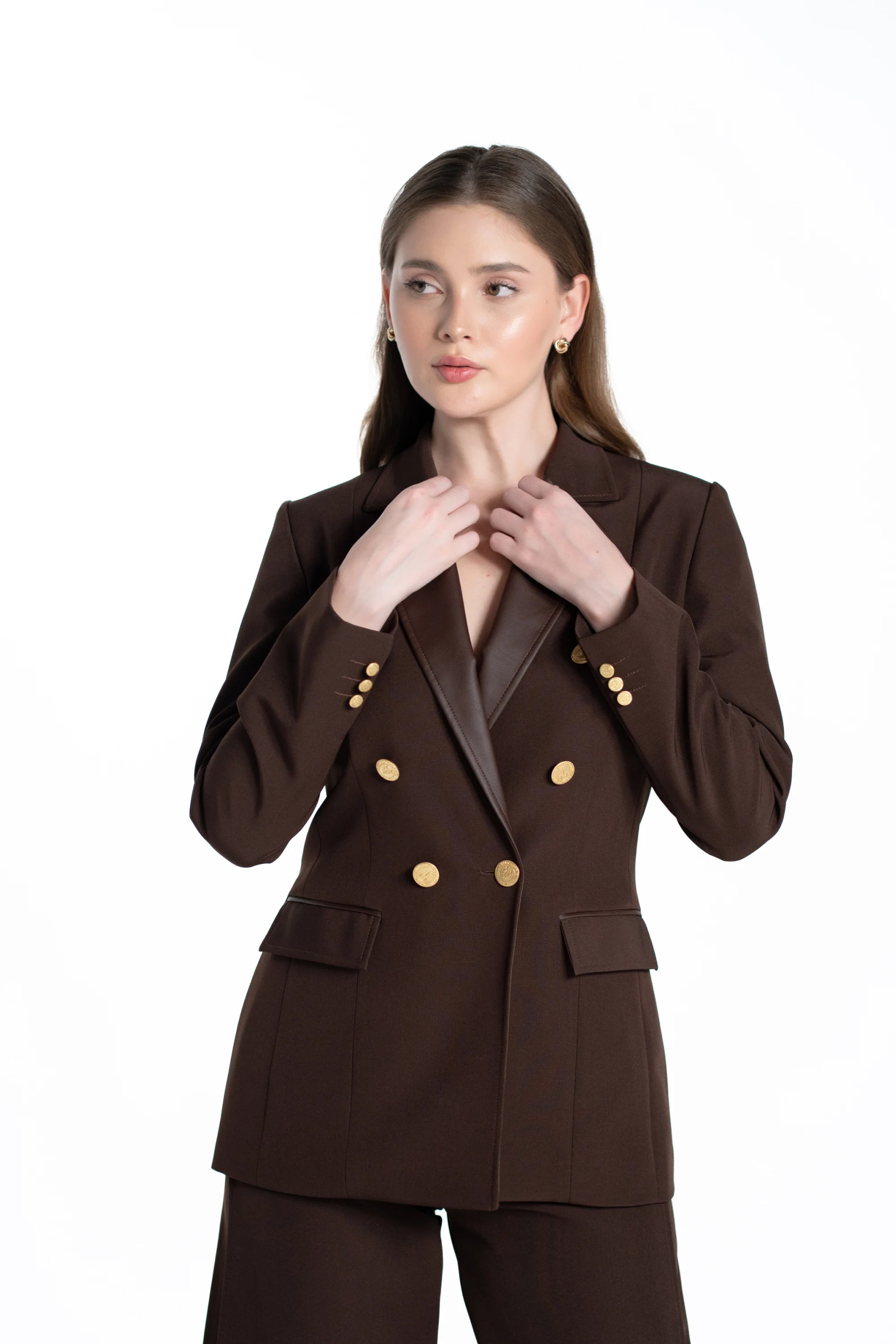 Conjunto de Alta Costura Chocolate