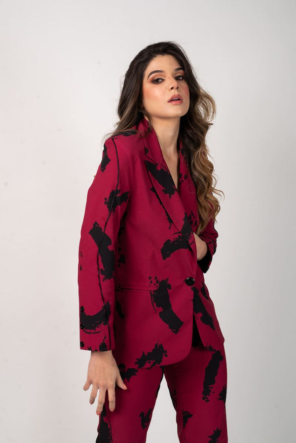 All Set Print Red