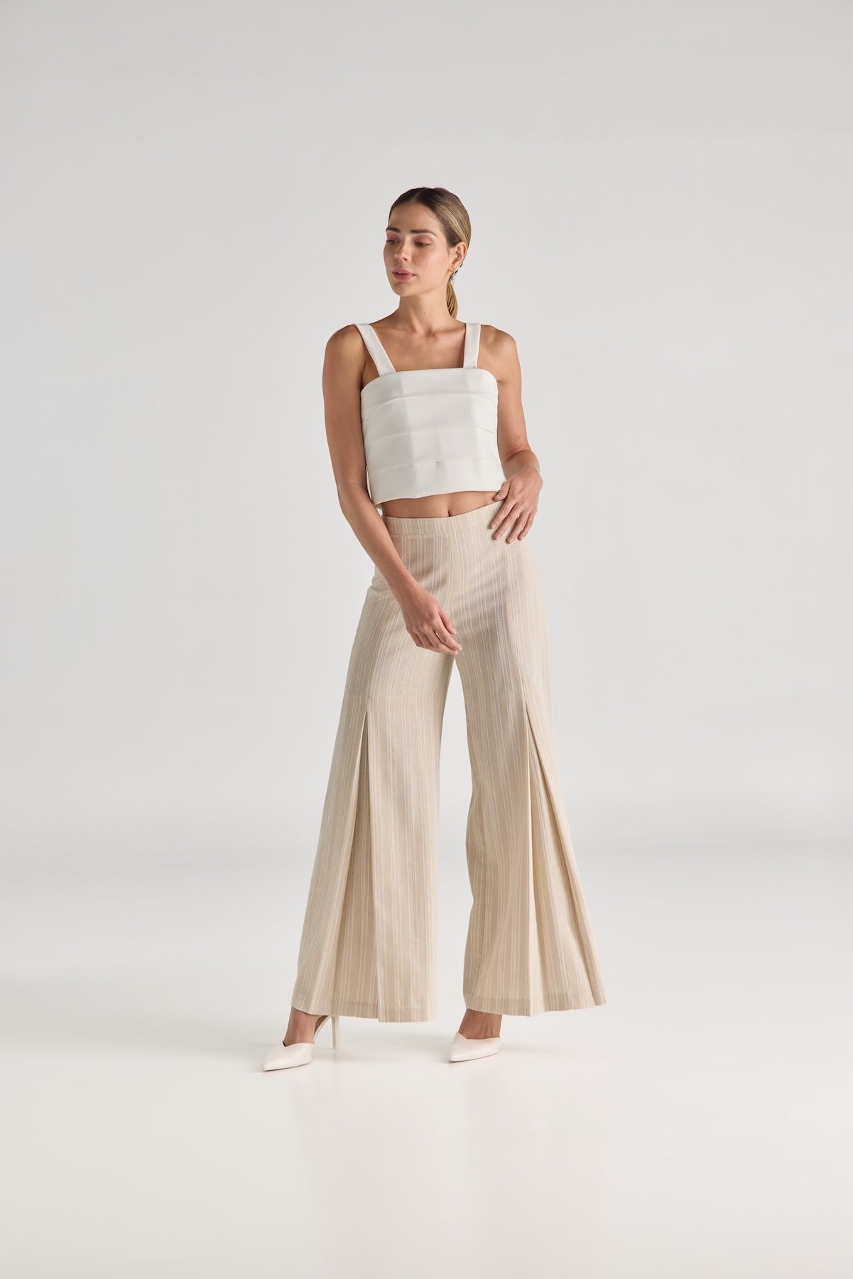 Pantalón Fuelle Lino