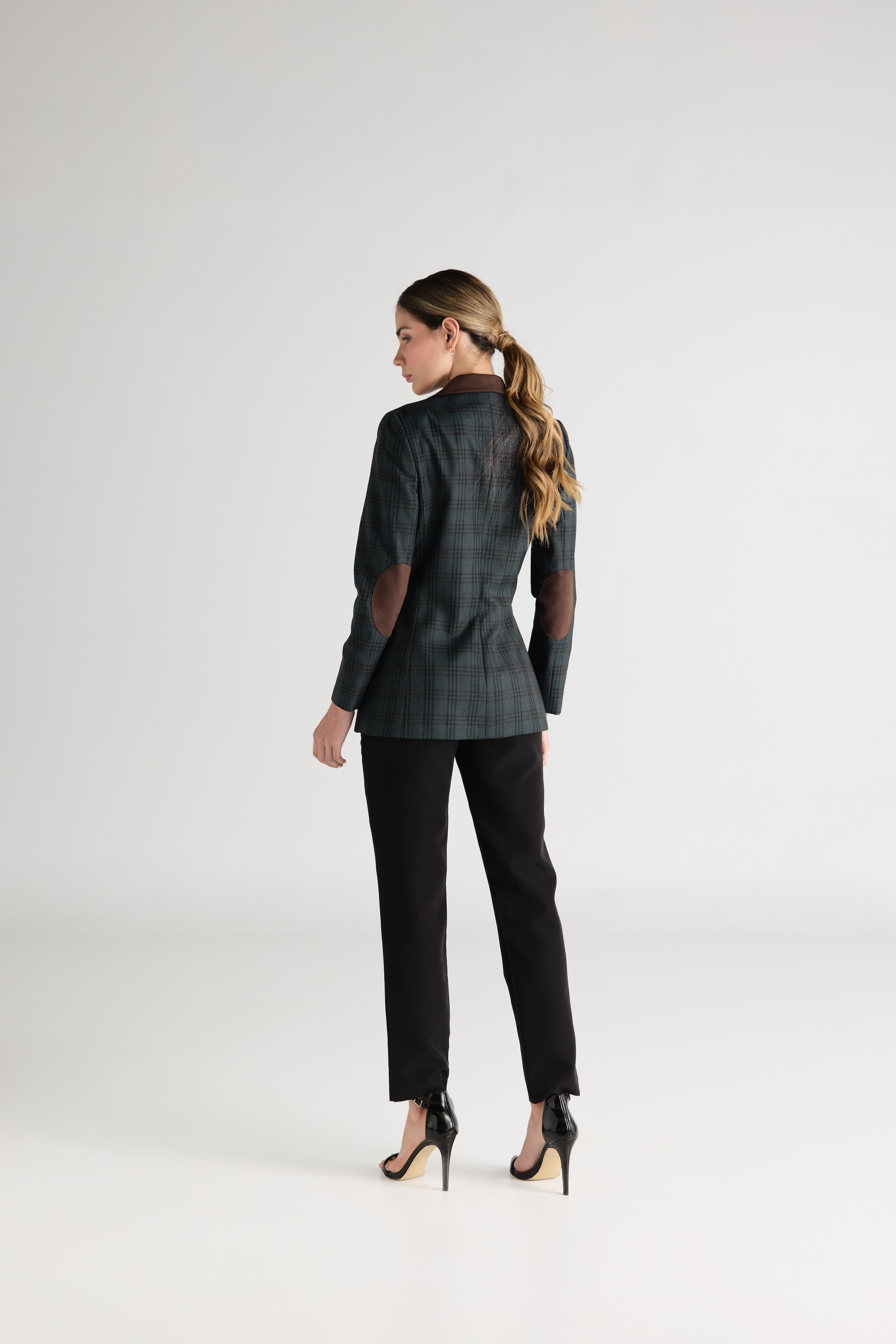 Blazer Azul Cuadros